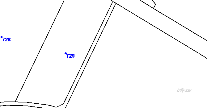 Parcela st. 83/21 v KÚ Chotěšice, Katastrální mapa