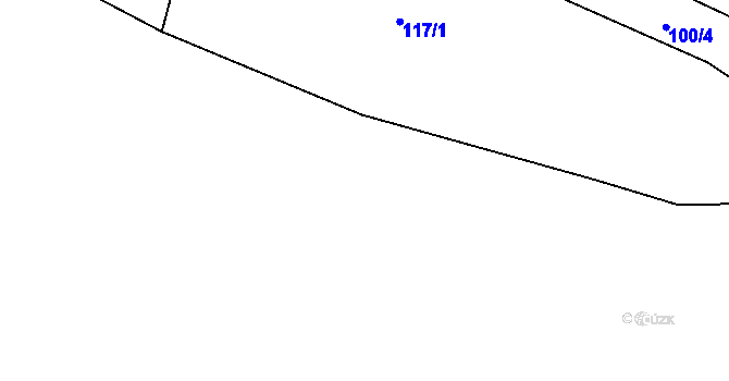 Parcela st. 76/6 v KÚ Chotěšov u Rakovníka, Katastrální mapa