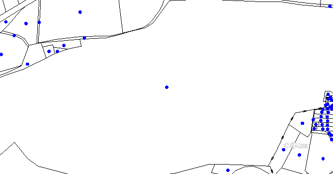 Parcela st. 568/1 v KÚ Chotilsko, Katastrální mapa