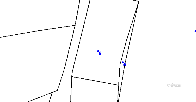 Parcela st. 6 v KÚ Sejcká Lhota, Katastrální mapa