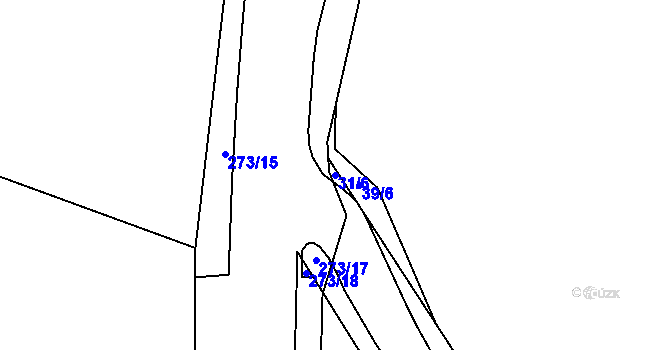 Parcela st. 31/6 v KÚ Chotovice u Nového Boru, Katastrální mapa