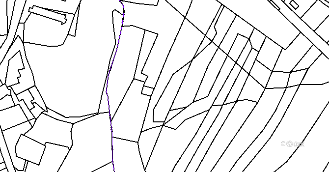 Parcela st. 411 v KÚ Chotýšany, Katastrální mapa