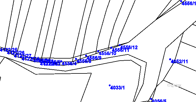 Parcela st. 4556/10 v KÚ Koloměřice, Katastrální mapa