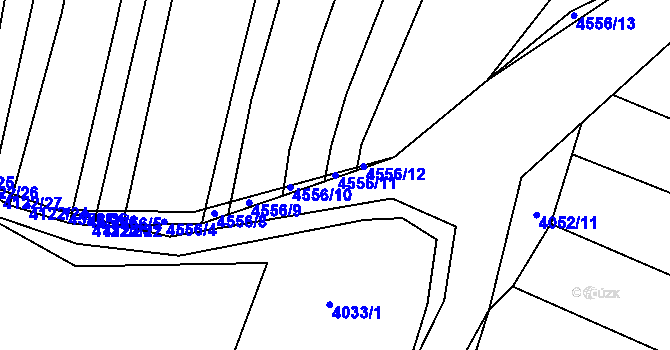 Parcela st. 4556/11 v KÚ Koloměřice, Katastrální mapa