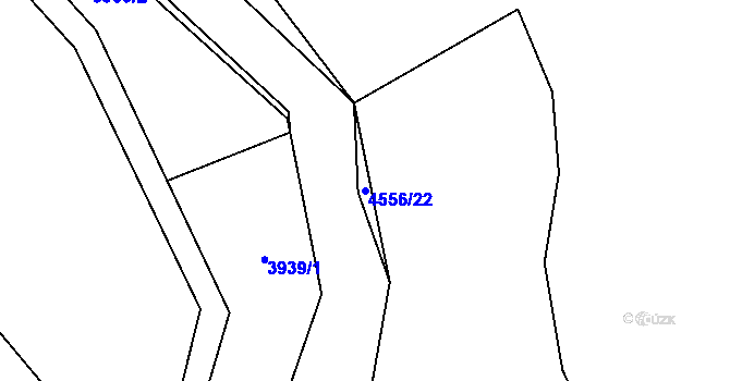 Parcela st. 4556/22 v KÚ Koloměřice, Katastrální mapa