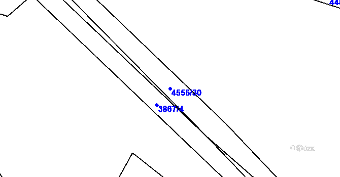 Parcela st. 4556/30 v KÚ Koloměřice, Katastrální mapa