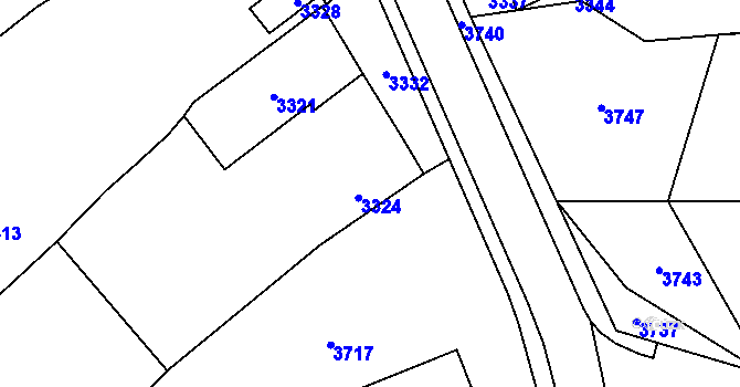 Parcela st. 27 v KÚ Chromeč, Katastrální mapa