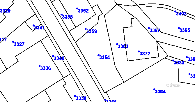 Parcela st. 48 v KÚ Chromeč, Katastrální mapa