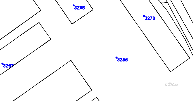 Parcela st. 189 v KÚ Chromeč, Katastrální mapa