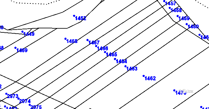Parcela st. 416/11 v KÚ Chromeč, Katastrální mapa