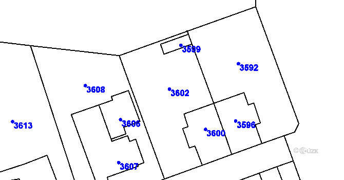 Parcela st. 609/30 v KÚ Chromeč, Katastrální mapa