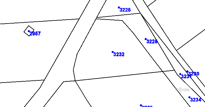 Parcela st. 640/3 v KÚ Chromeč, Katastrální mapa