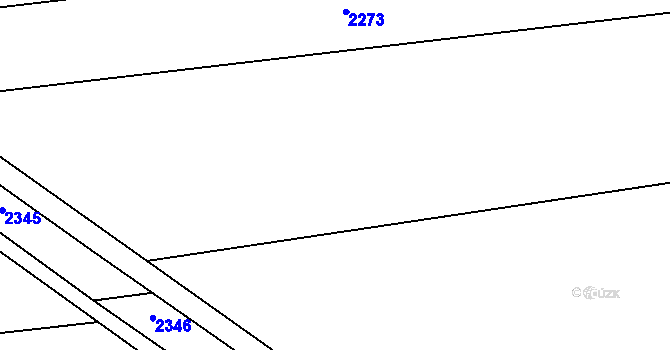 Parcela st. 804/1 v KÚ Chromeč, Katastrální mapa