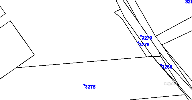 Parcela st. 684/5 v KÚ Chromeč, Katastrální mapa