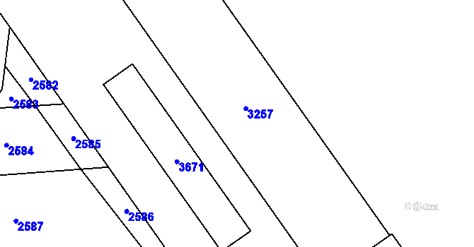 Parcela st. 190/16 v KÚ Chromeč, Katastrální mapa