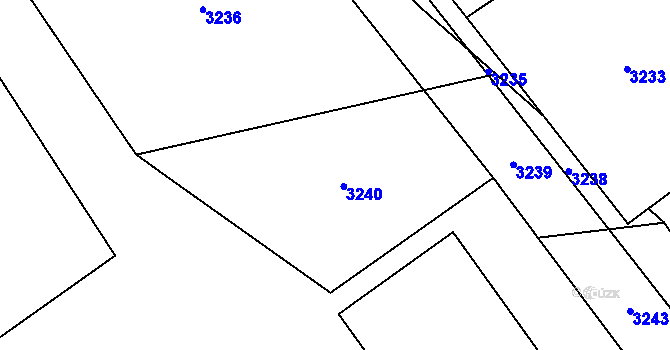 Parcela st. 660/9 v KÚ Chromeč, Katastrální mapa