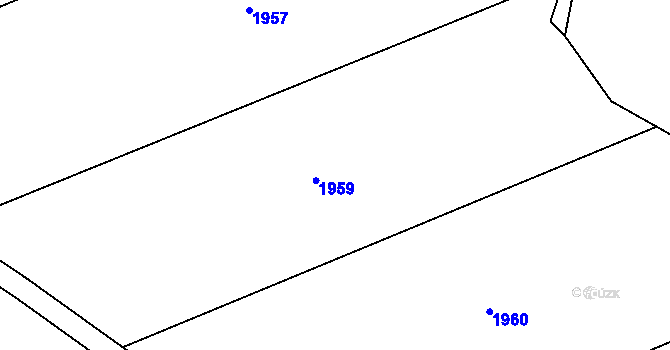 Parcela st. 119 v KÚ Chromeč, Katastrální mapa