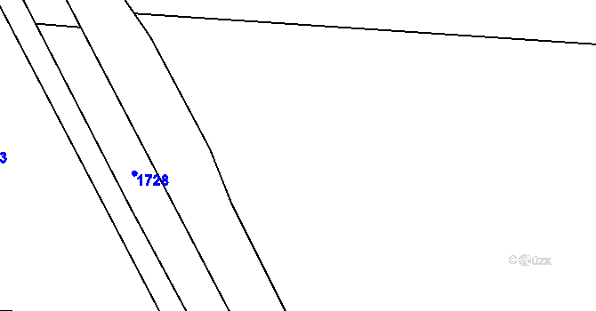 Parcela st. 343/12 v KÚ Chromeč, Katastrální mapa