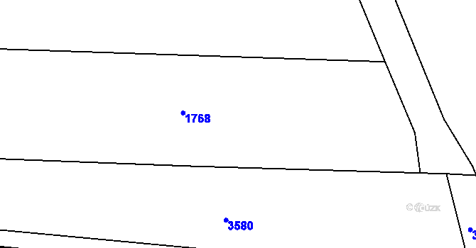 Parcela st. 343/23 v KÚ Chromeč, Katastrální mapa