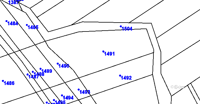 Parcela st. 343/79 v KÚ Chromeč, Katastrální mapa