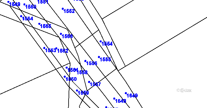Parcela st. 343/91 v KÚ Chromeč, Katastrální mapa