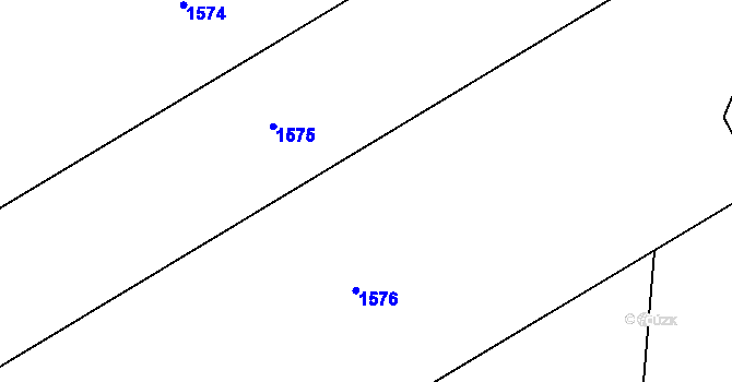 Parcela st. 343/94 v KÚ Chromeč, Katastrální mapa
