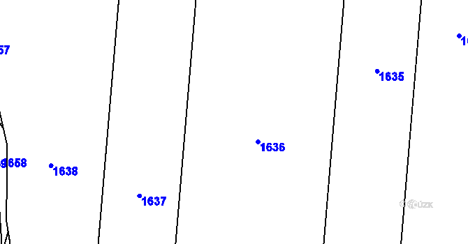Parcela st. 368/3 v KÚ Chromeč, Katastrální mapa