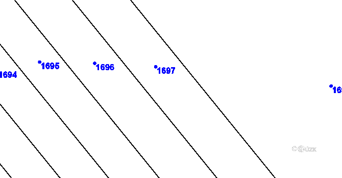 Parcela st. 368/31 v KÚ Chromeč, Katastrální mapa