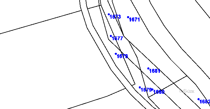 Parcela st. 474/13 v KÚ Chromeč, Katastrální mapa