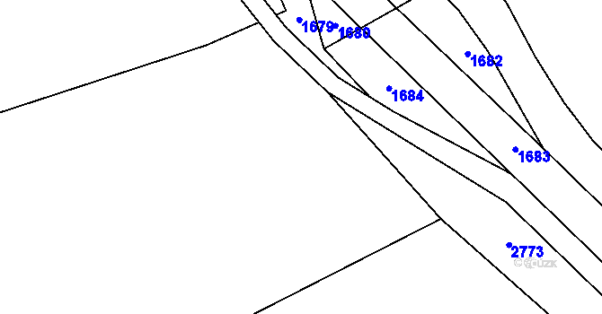 Parcela st. 474/18 v KÚ Chromeč, Katastrální mapa