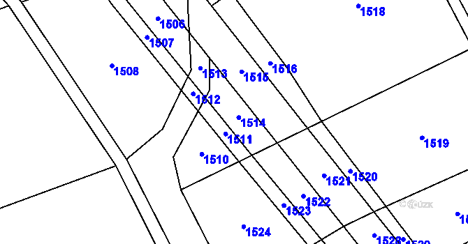 Parcela st. 474/25 v KÚ Chromeč, Katastrální mapa