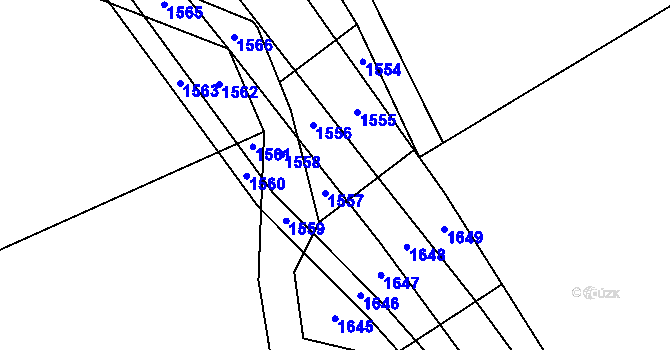 Parcela st. 474/33 v KÚ Chromeč, Katastrální mapa
