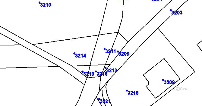 Parcela st. 620/15 v KÚ Chromeč, Katastrální mapa