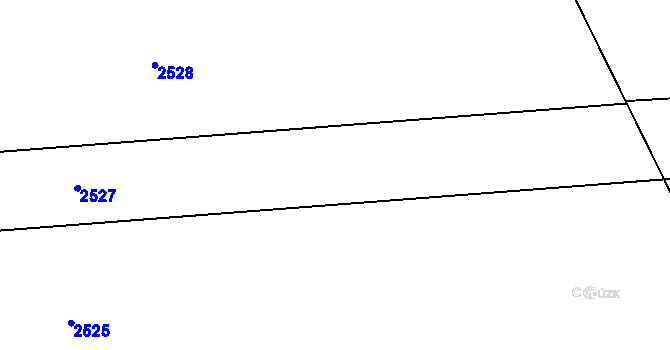 Parcela st. 721/10 v KÚ Chromeč, Katastrální mapa