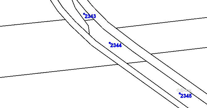 Parcela st. 804/4 v KÚ Chromeč, Katastrální mapa