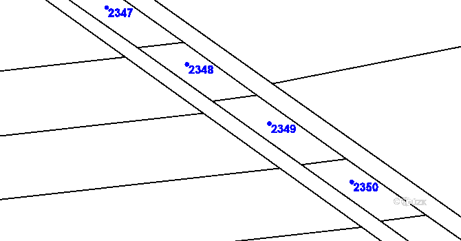 Parcela st. 804/7 v KÚ Chromeč, Katastrální mapa