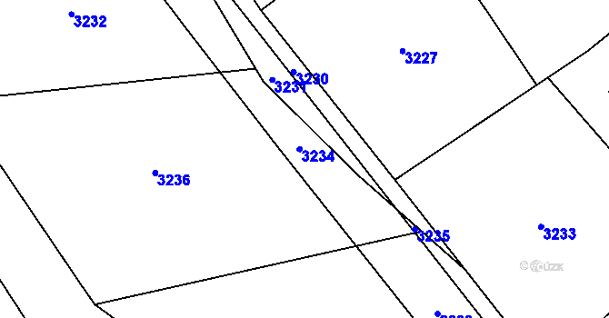 Parcela st. 1175/66 v KÚ Chromeč, Katastrální mapa