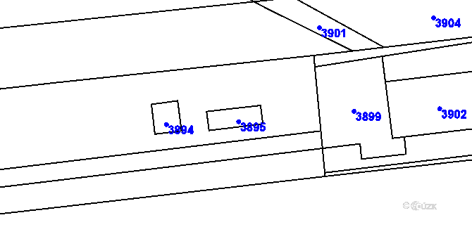 Parcela st. 407 v KÚ Chromeč, Katastrální mapa