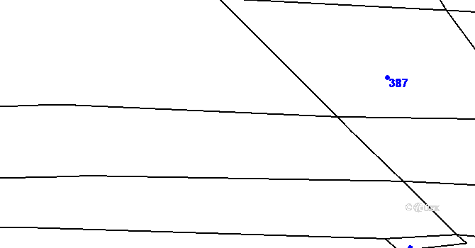 Parcela st. 363/27 v KÚ Chroustov, Katastrální mapa