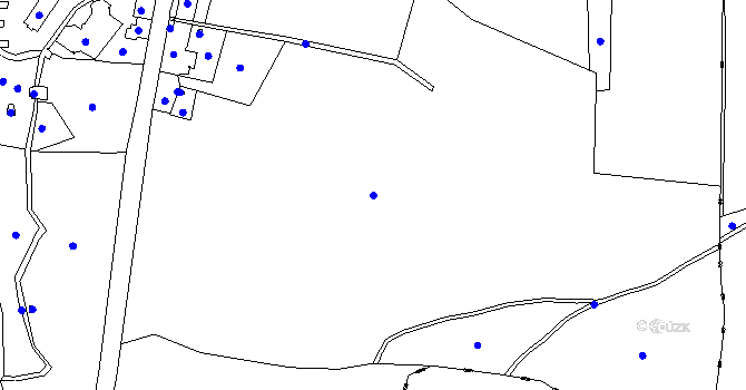 Parcela st. 829/2 v KÚ Chřibská, Katastrální mapa