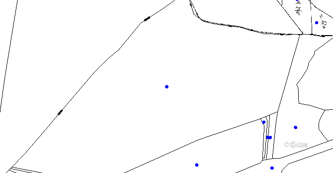 Parcela st. 11/1 v KÚ Hvězda u Chudenína, Katastrální mapa