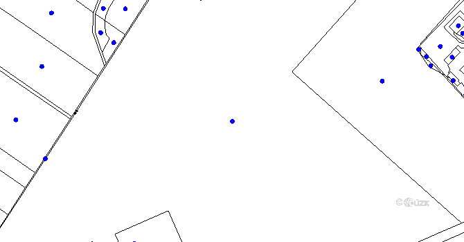 Parcela st. 561/1 v KÚ Chuchelná, Katastrální mapa