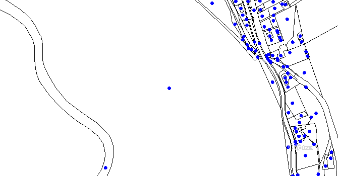 Parcela st. 1022/16 v KÚ Chvalčov, Katastrální mapa