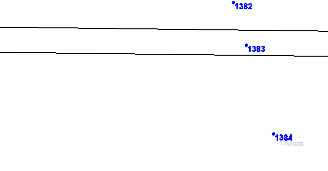 Parcela st. 664/7 v KÚ Chvalešovice, Katastrální mapa