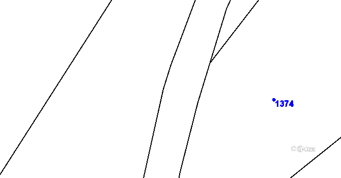 Parcela st. 678/1 v KÚ Chvalešovice, Katastrální mapa