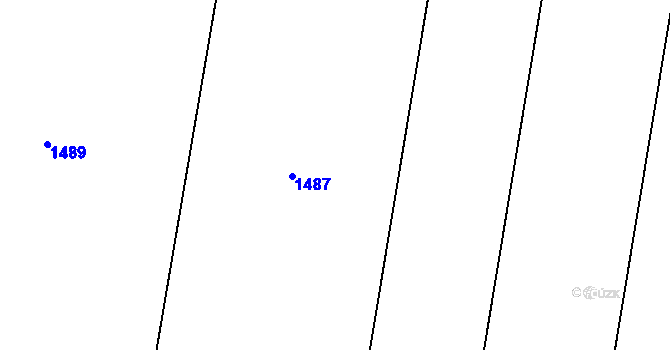 Parcela st. 865/1 v KÚ Chvalešovice, Katastrální mapa