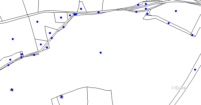 Parcela st. 88/1 v KÚ Chvaletín, Katastrální mapa