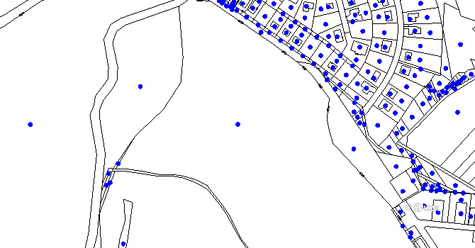 Parcela st. 2118/3 v KÚ Ivančice, Katastrální mapa