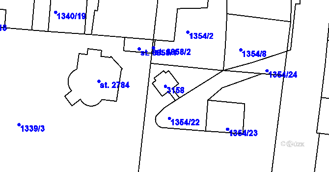 Parcela st. 4669 v KÚ Jablonec nad Nisou, Katastrální mapa