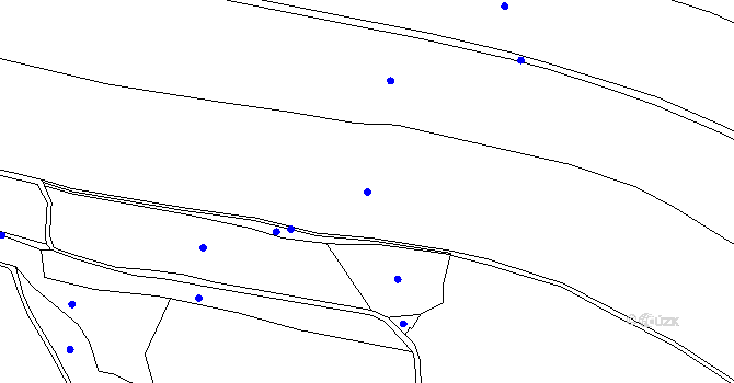 Parcela st. 374/8 v KÚ Markvartice v Podještědí, Katastrální mapa